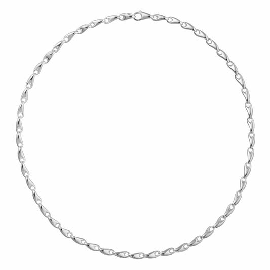 Georg Jensen Silver Reflect Necklace Short 20001093