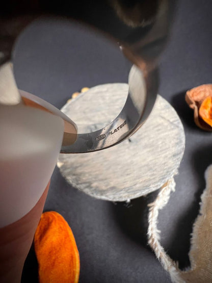 Vintage 1940s Diamond Tank Cocktail Ring