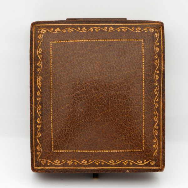 Antique Victorian 4ct Old Mine Cut Diamond Pendant Brooch