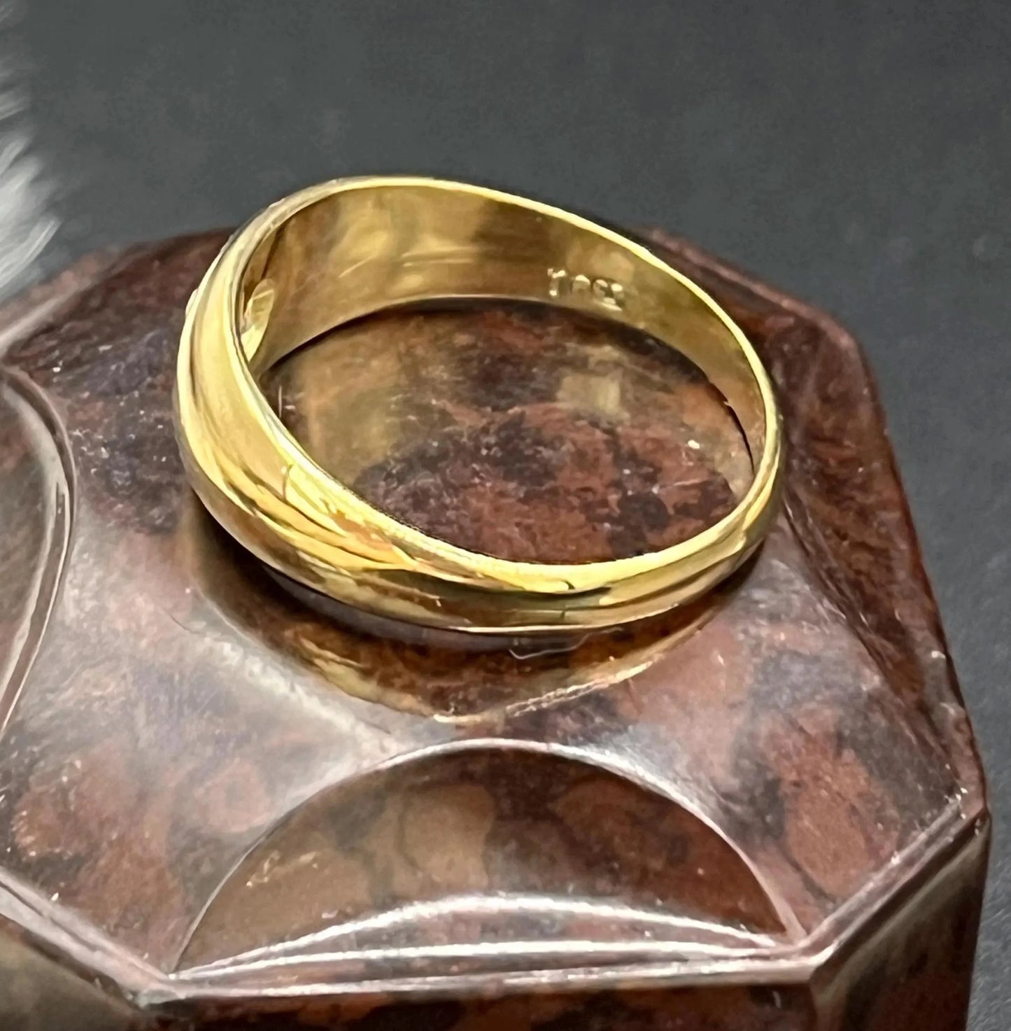 Antique 18 Carat Yellow Gold Star Set Old Cut Diamond Gypsy Ring, Circa 1900