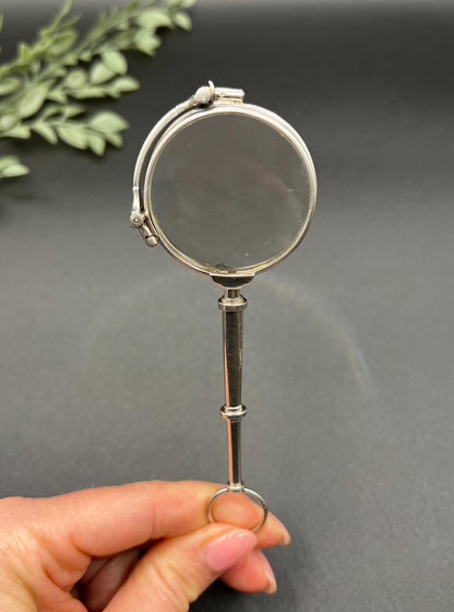 Antique Platinum French Stamped, 1920s Lorgnettes, Vintage Opera Glasses