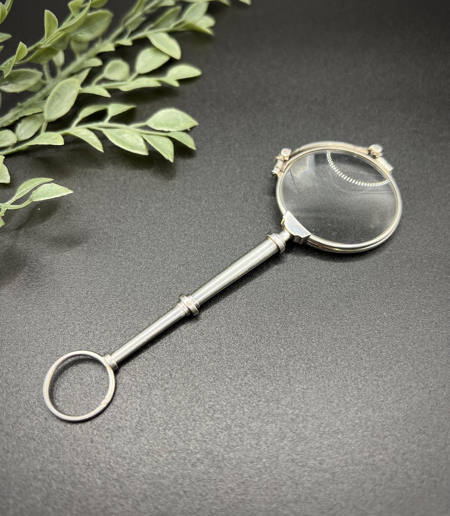 Antique Platinum French Stamped, 1920s Lorgnettes, Vintage Opera Glasses
