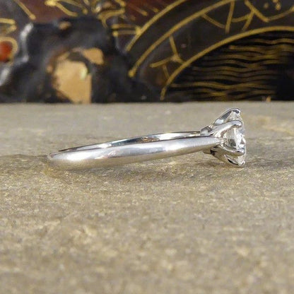 Diamond Solitaire Engagement Ring In Platinum