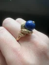 Cartier Lapis Lazuli Ring In 18 Carat Yellow Gold