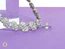 18 Carat White Gold And Diamond Ornate Link Flat Collarette Necklace