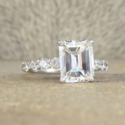 2.60 carat diamond solitaire ring in platinum.