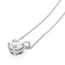 Diamond Pendant And Chain In 18 Carat White Gold