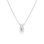 1.0 Carat Diamond Pendant In 18 Carat White Gold