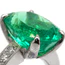 An Exquisite 5.84 Carat Colombian Emerald Ring In Platinum