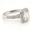1.52 Carat Diamond Cluster Ring In Platinum