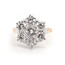 Diamond Cluster Ring In 18 Carat Yellow And White Gold