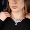 18 Carat White Gold Necklace With 7.55 Carat Diamonds And 14.15 Carat Rubies