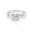 1.37 Carat Old Cut Diamond Ring In 18 Carat White Gold