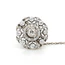 Victorian Diamond Target Brooch In Gold And Silver