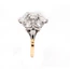 Diamond Cluster Ring In 18 Carat Yellow And White Gold