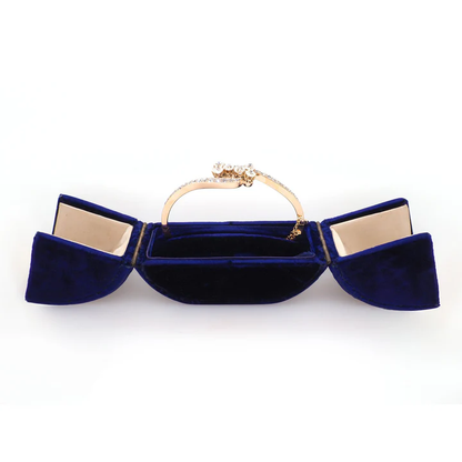 Diamond bangle in silver and gold.