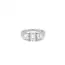 Platinum 1.01 Carat Diamond Three-Stone Ring