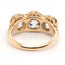 Victorian Three Stone Old Mine Cut 4.57 Carat Diamond Ring In 18 Carat Yellow Gold