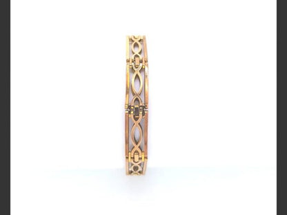 Victorian Gate Bracelet, 9ct Yellow Gold, 12.6g