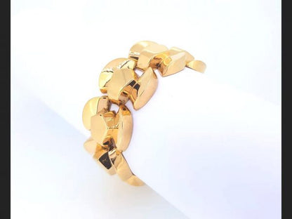 Vintage French Bracelet, 18ct Yellow Gold, circa 1940's