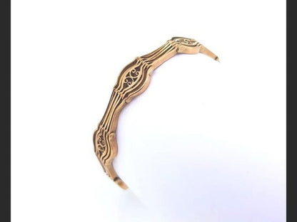 Victorian Gate Bracelet and Padlock, , 9ct Yellow Gold, 15.2g