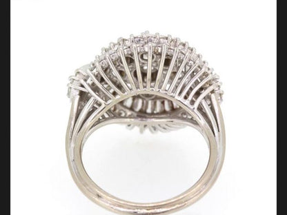 Vintage Diamond Cocktail Ring, c.1960's, est total 3.50ct