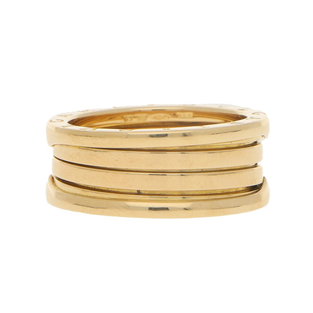 Bulgari B.zero1 ring in 18 carat yellow gold.