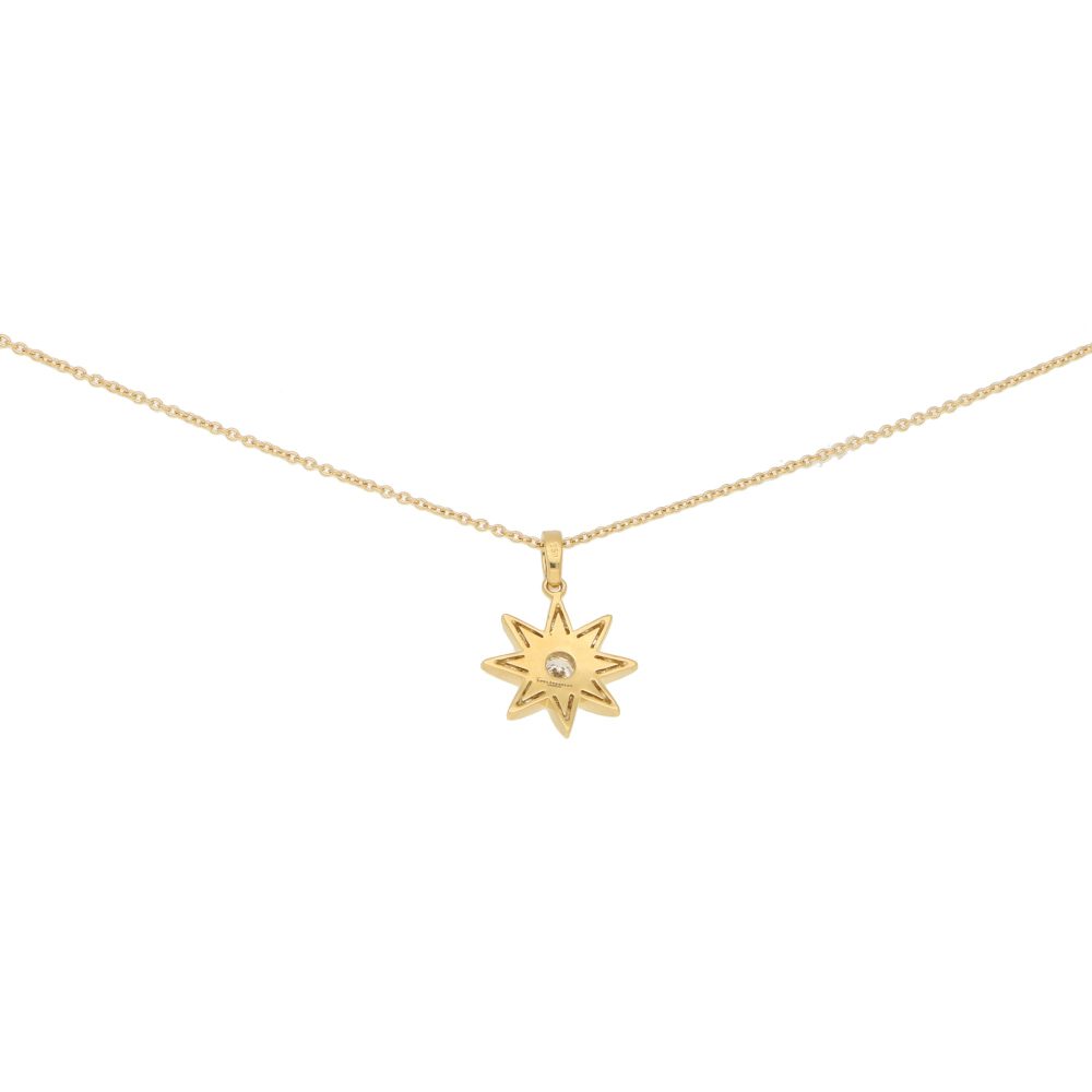 Diamond Set Star Pendant Necklace, 0.60ct