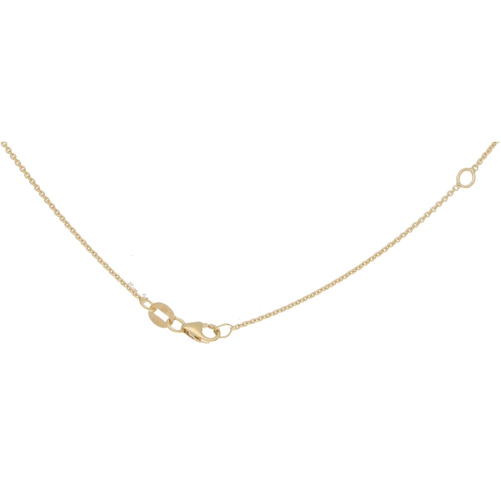 0.34ct Emerald and Diamond Cluster Pendant in 18ct Yellow Gold