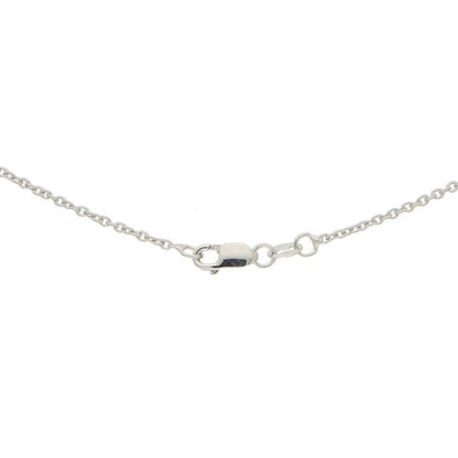 Diamond Halo Cluster Pendant in White Gold, 0.80 carat total