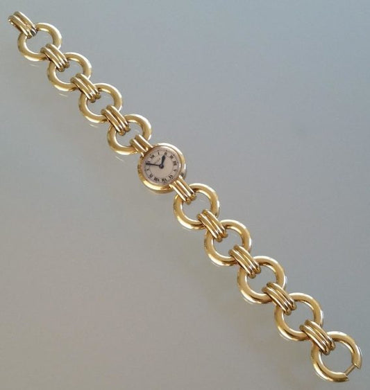 Ladies Jaeger-LeCoultre 1950's 18ct gold ladies wristwatch