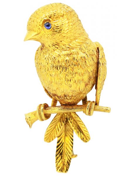 1950's Van Cleef and Arpels Bird Brooch by George L'enfant, 18ct Gold