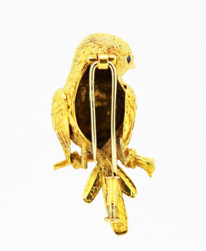 1950's Van Cleef and Arpels Bird Brooch by George L'enfant, 18ct Gold