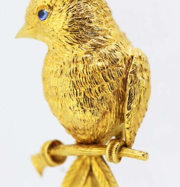 1950's Van Cleef and Arpels Bird Brooch by George L'enfant, 18ct Gold