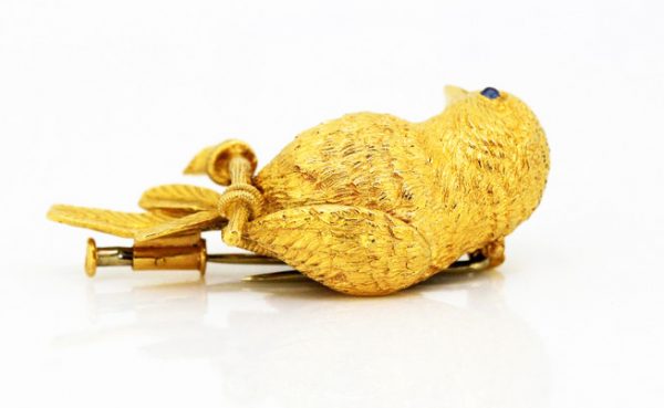 1950's Van Cleef and Arpels Bird Brooch by George L'enfant, 18ct Gold