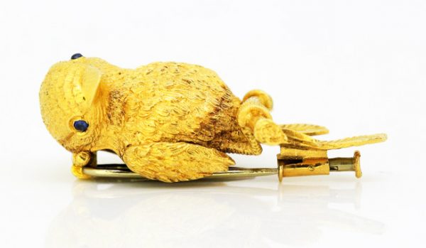 1950's Van Cleef and Arpels Bird Brooch by George L'enfant, 18ct Gold