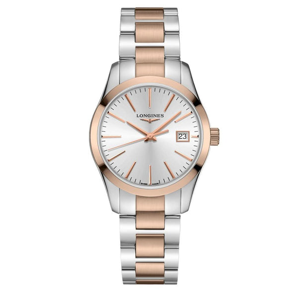Longines Luxury Watch A LONGINES CONQUEST CLASSIC Quartz Date Watch on Bracelet L2.386.3.72.7