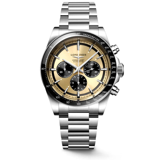 LONGINES CONQUEST CHRONOGRAPH Automatic Stainless Steel Watch L38354326