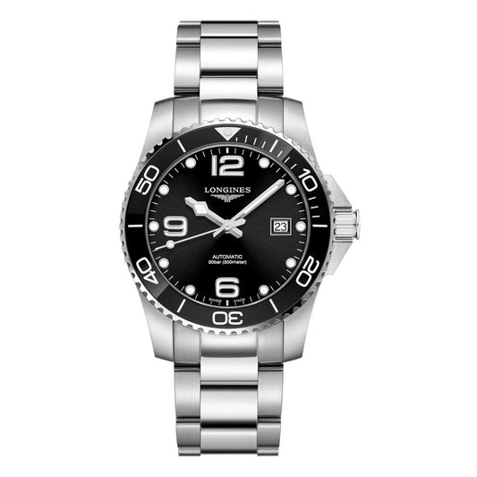 Longines Luxury Watch LONGINES HYDROCONQUEST Stainless Steel Automatic Date Watch, L3.781.4.56.6
