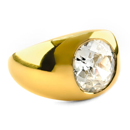 2.16ct Diamond Single Stone Gypsy Ring
