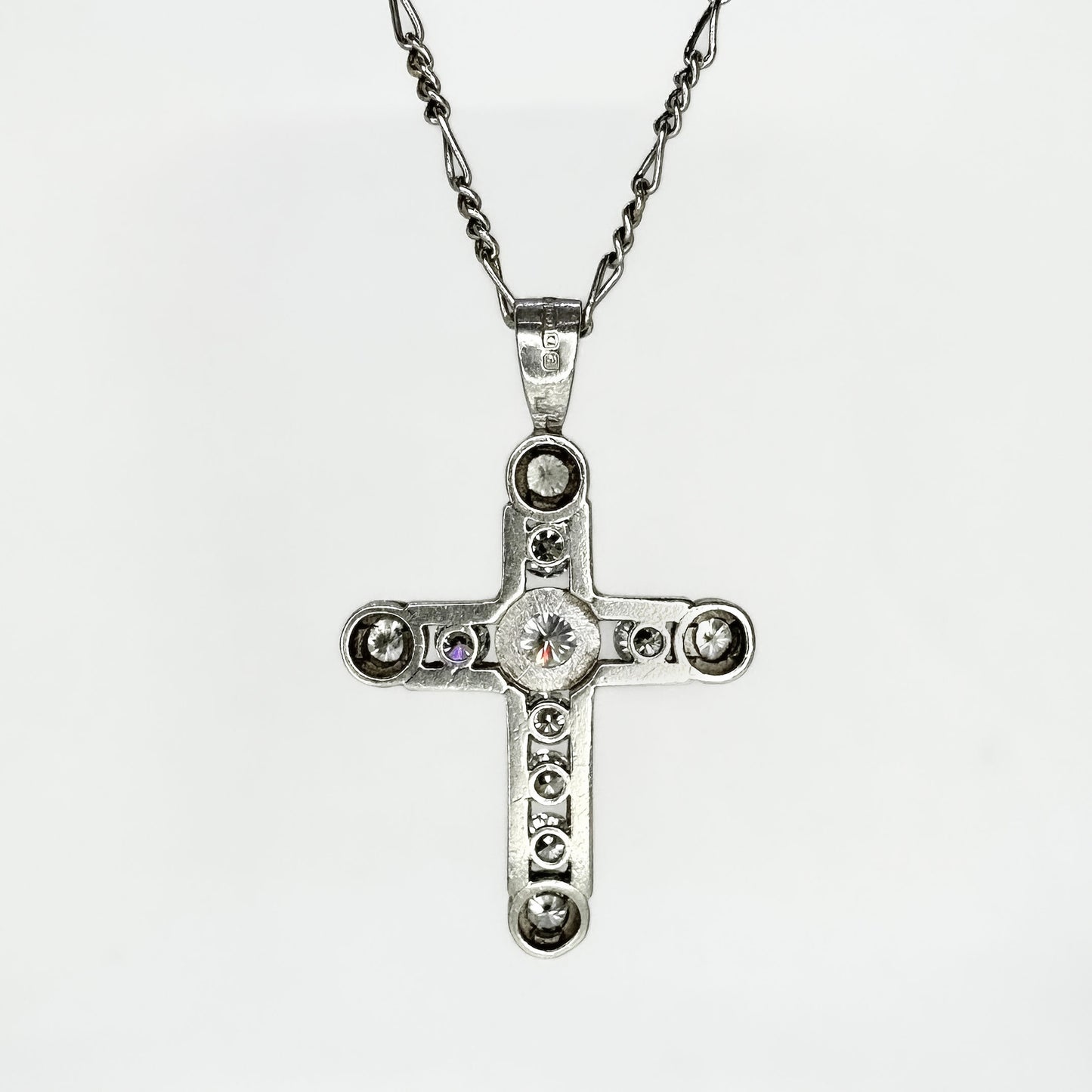 Diamond Set Cross Pendant
