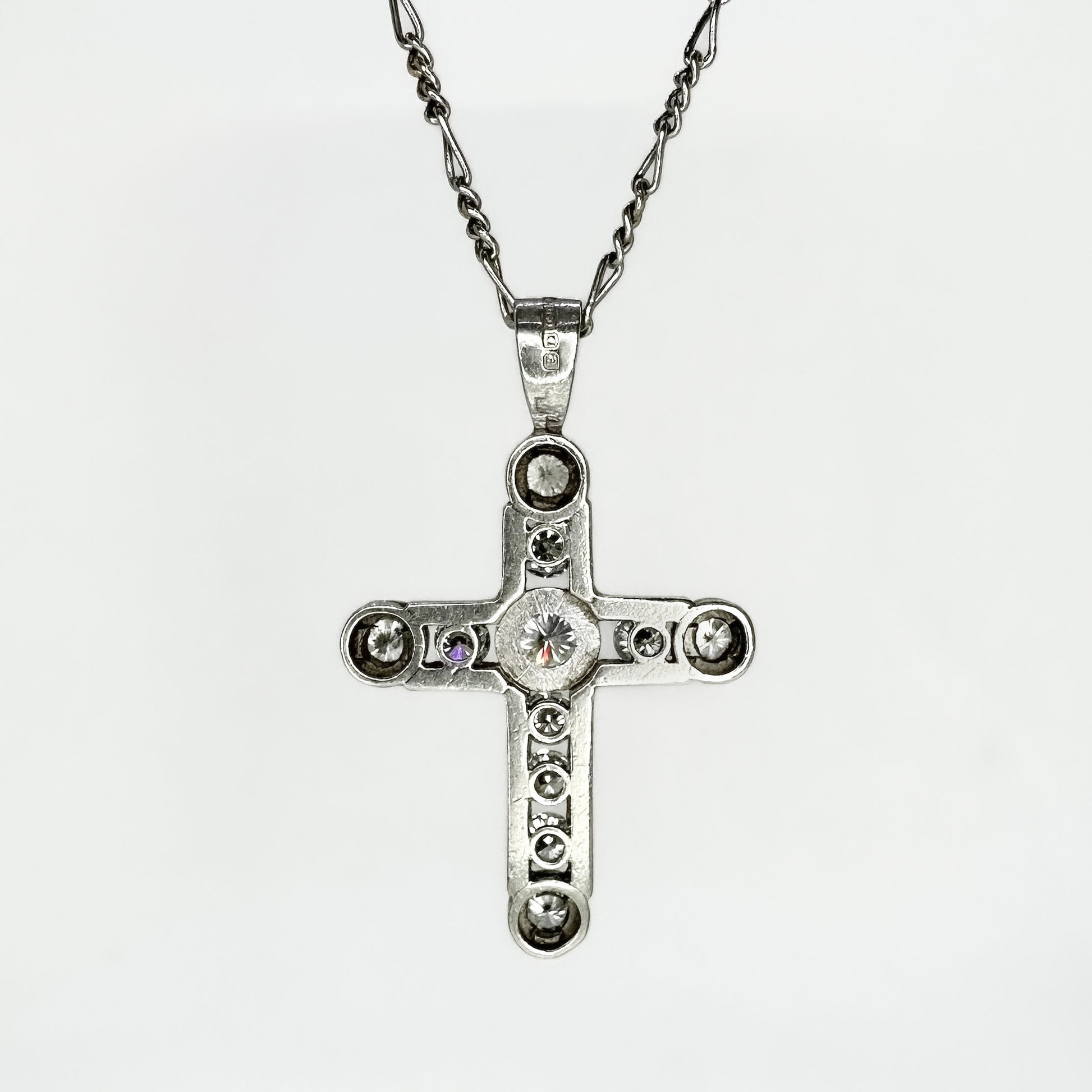 Diamond Set Cross Pendant