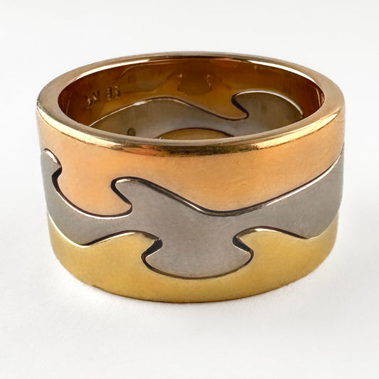 Georg Jensen Fusion Three Ring Stack by Nina Koppel