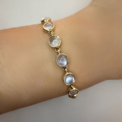 Cabochon Moonstone Bracelet