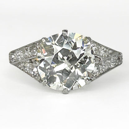 Art Deco 2.17ct Solitaire Diamond Ring