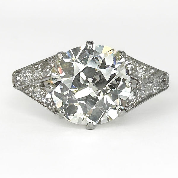 Art Deco 2.17ct Solitaire Diamond Ring