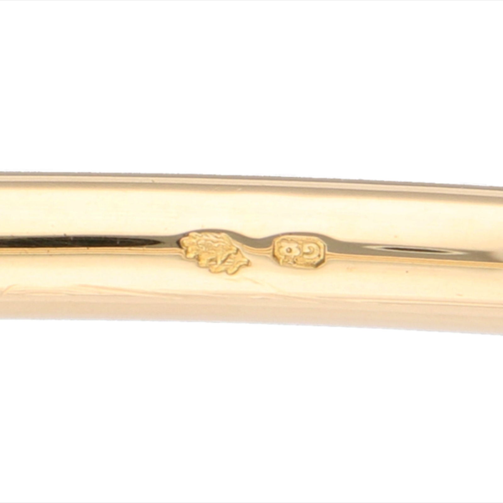Vintage Diamond Set 14ct Yellow Gold Bangle Bracelet