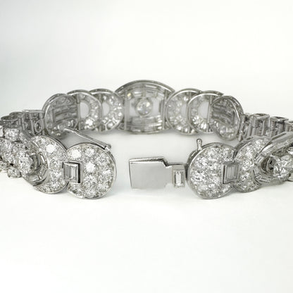 1940's 15ct Diamond Bracelet