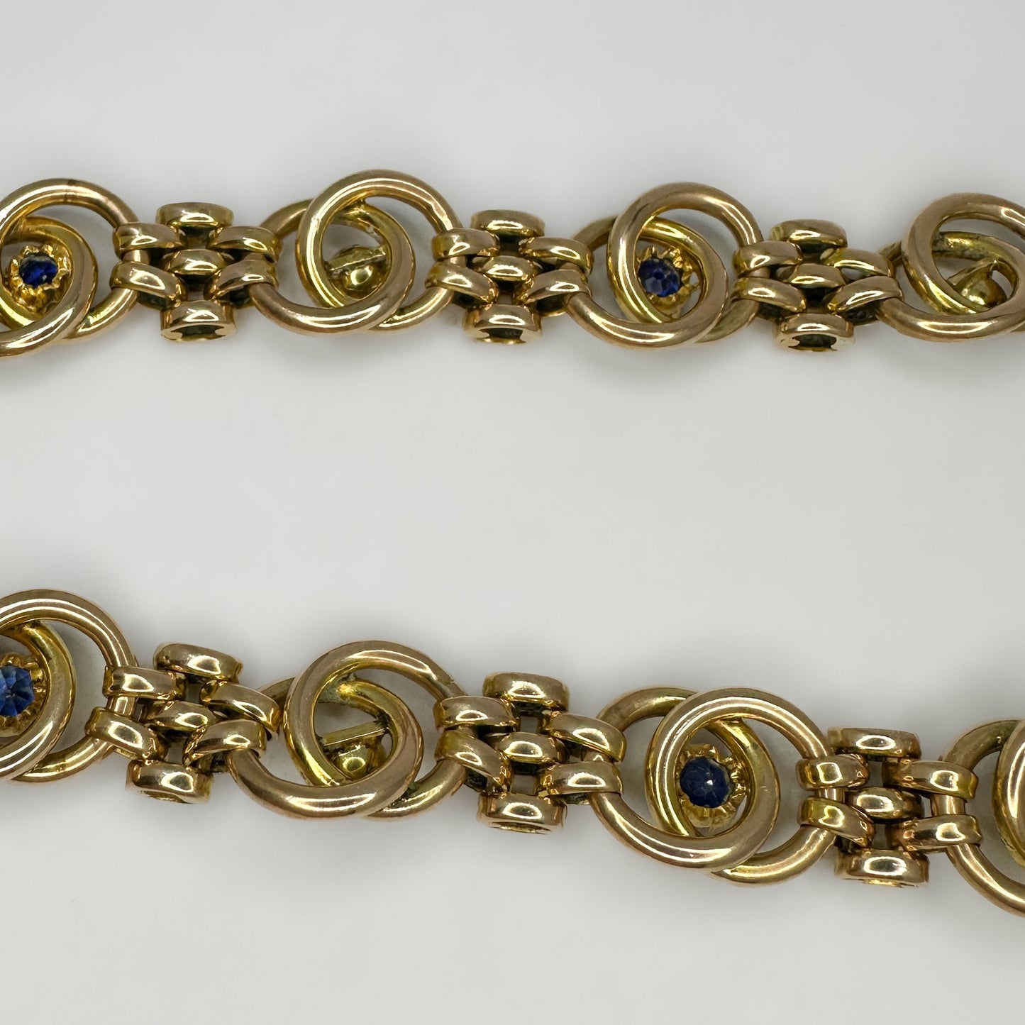 15ct Sapphire and Pearl Bracelet