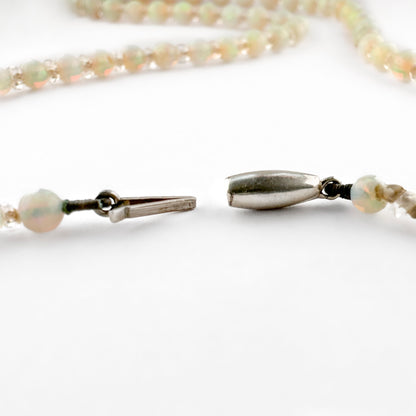 Edwardian Graduated Opal Bead Necklace
